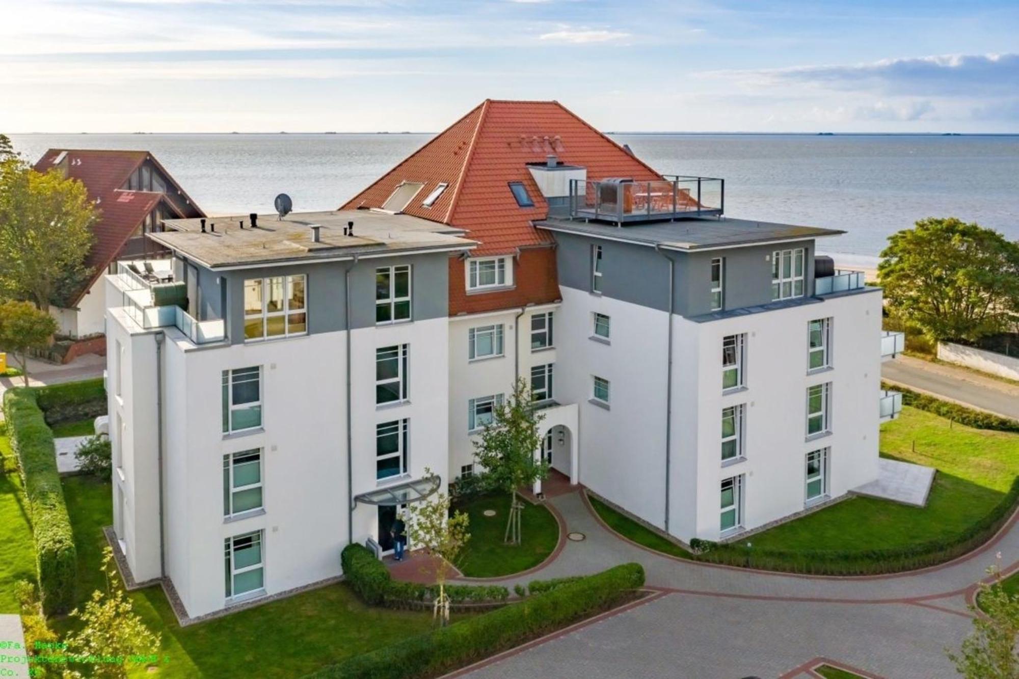 Schloss Am Meer - Whg3 Grosse Terrasse Mit Meerblick Wyk auf Föhr Kültér fotó